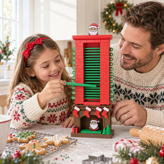 24-Day DIY Santa Claus Chimney Countdown Calendar