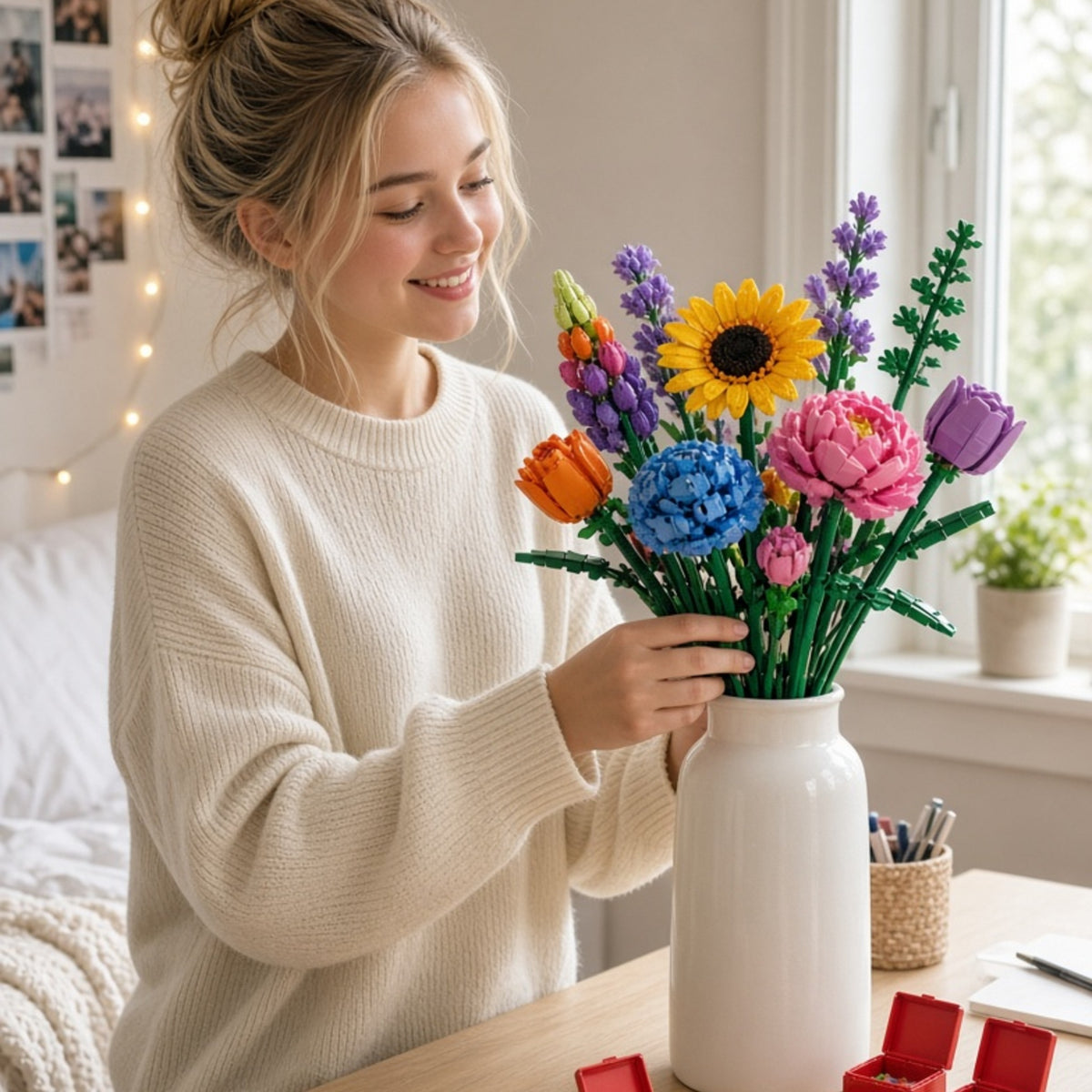 24-Day Flower Building Blocks Advent Calendar