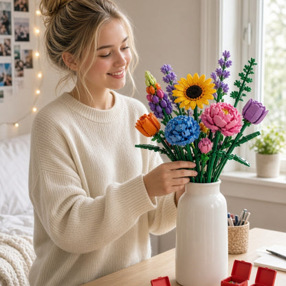 24-Day Flower Building Blocks Advent Calendar