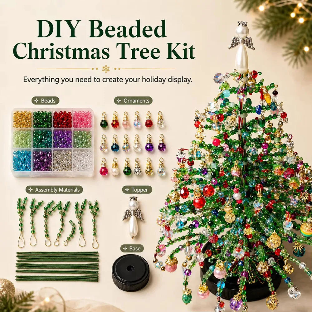 Handmade Bead Weaving Christmas Tree DIY Kit