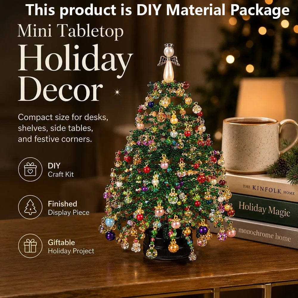 Handmade Bead Weaving Christmas Tree DIY Kit
