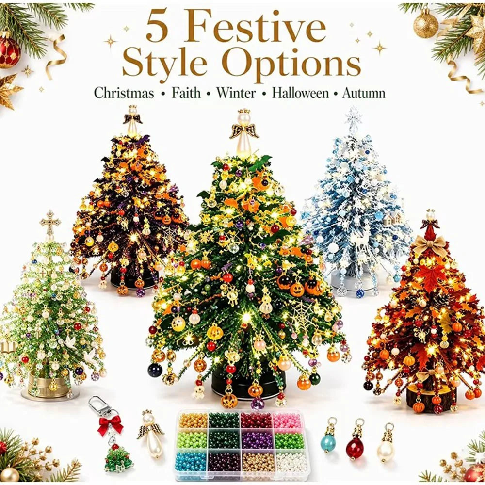 Handmade Bead Weaving Christmas Tree DIY Kit