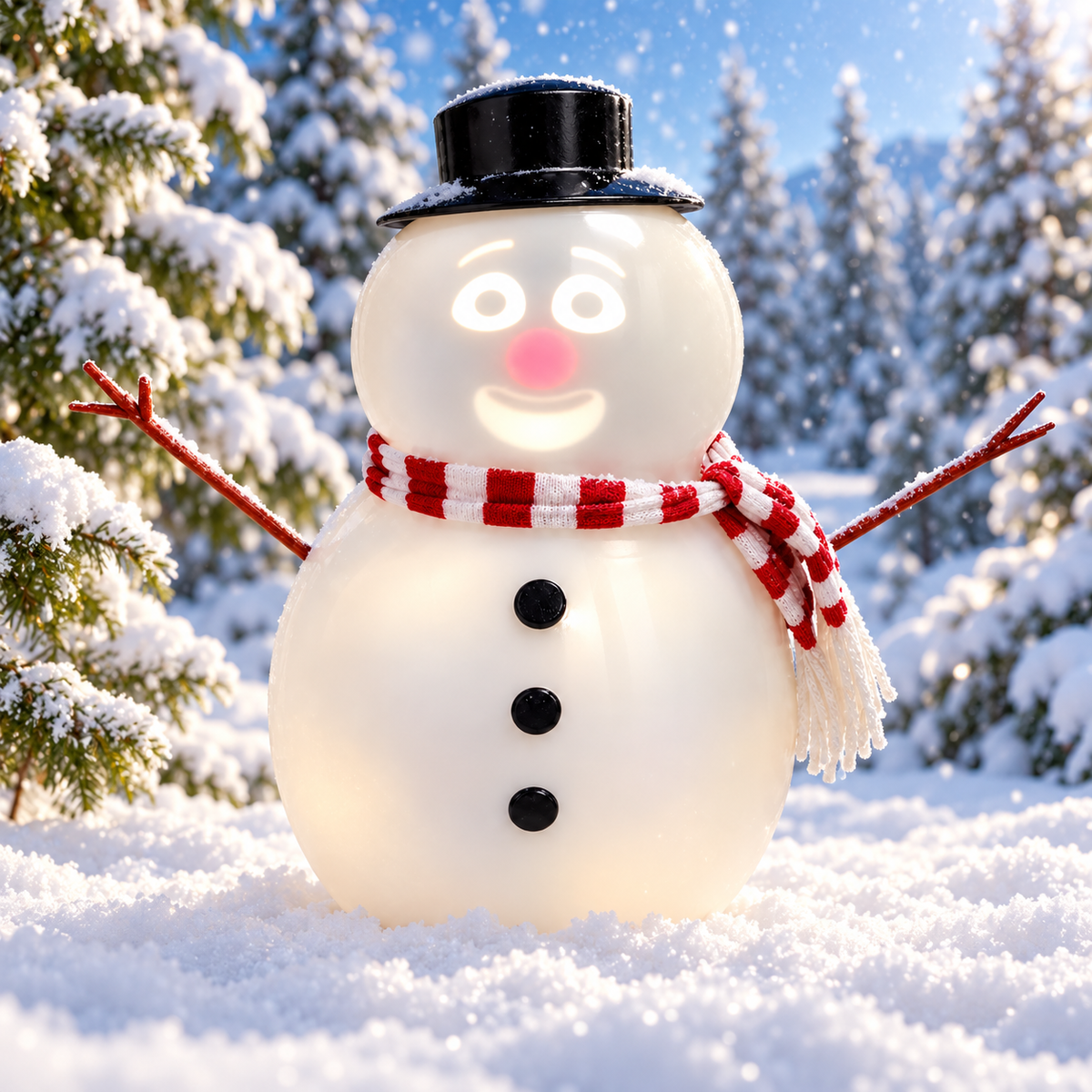 Frostbyte FrostByte Talking Animated Snowman with Built in Projector & Speaker ...