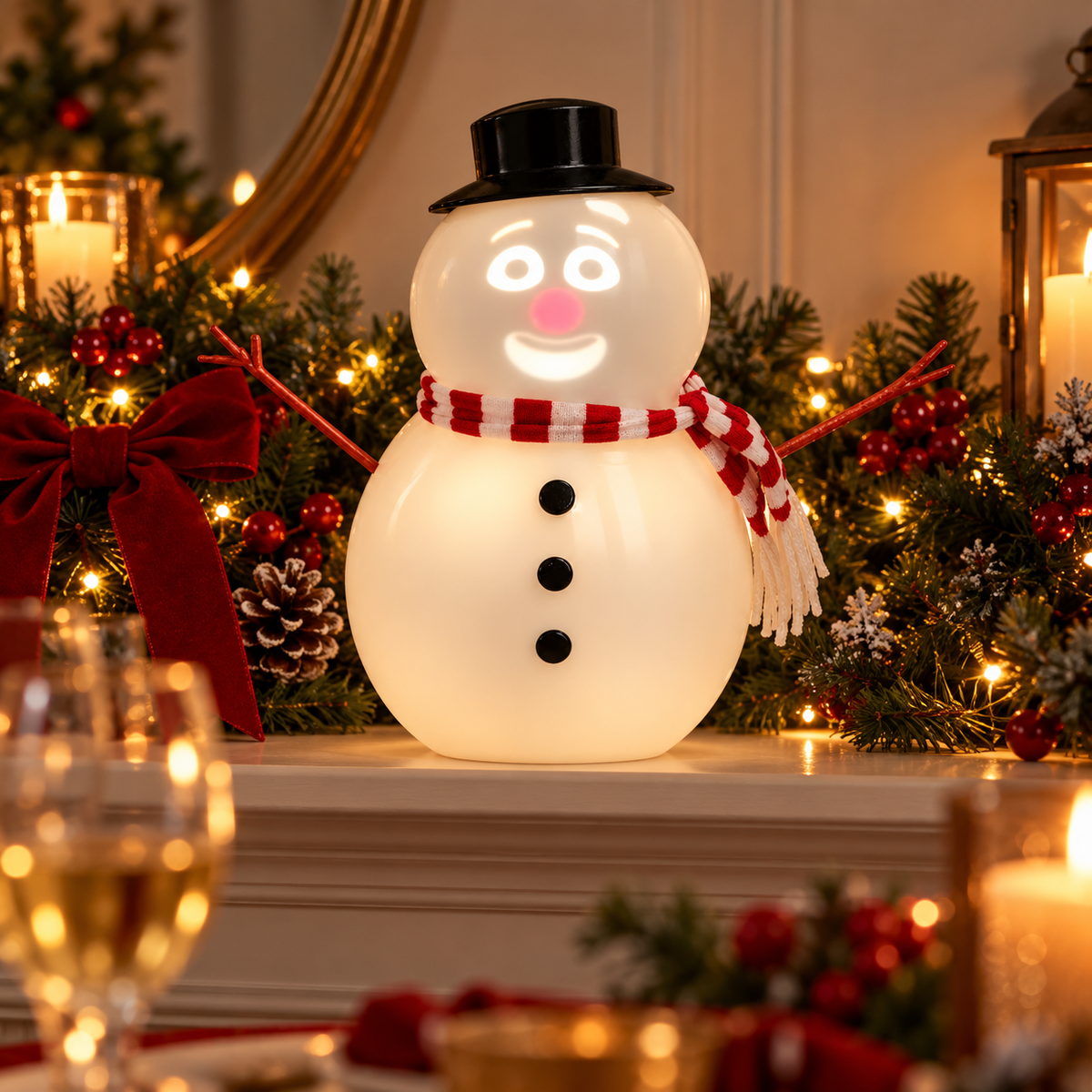 Frostbyte FrostByte Talking Animated Snowman with Built in Projector & Speaker ...