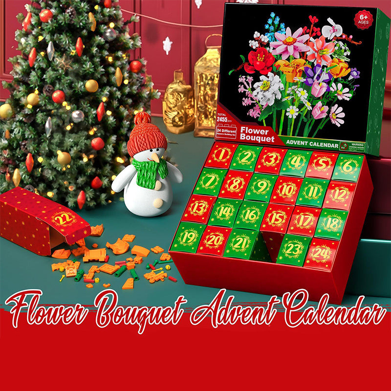 24-Day Flower Building Blocks Advent Calendar