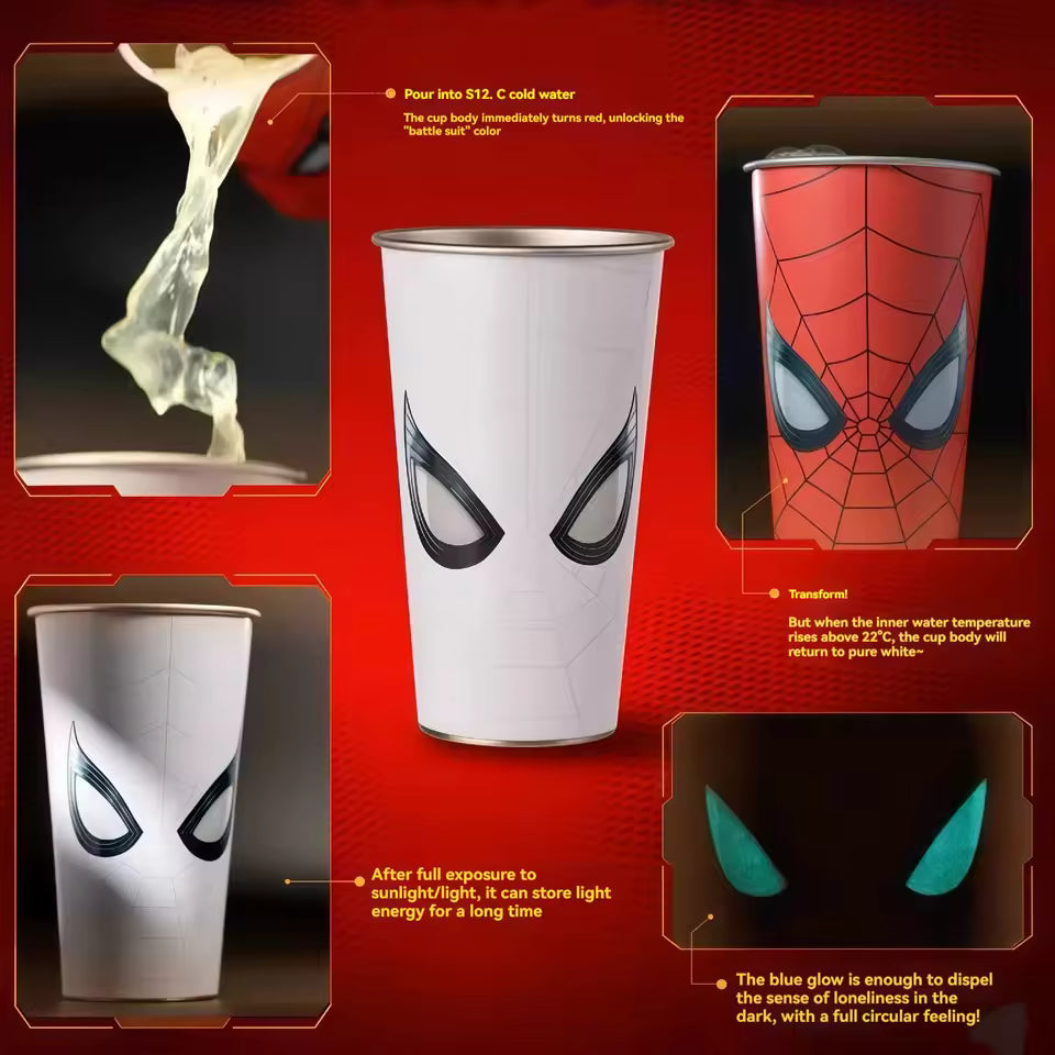 Spider Man Color Changing Tumbler