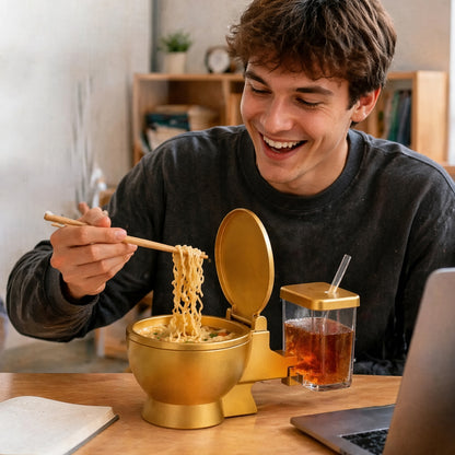 Golden Toilet Noodle Bowl