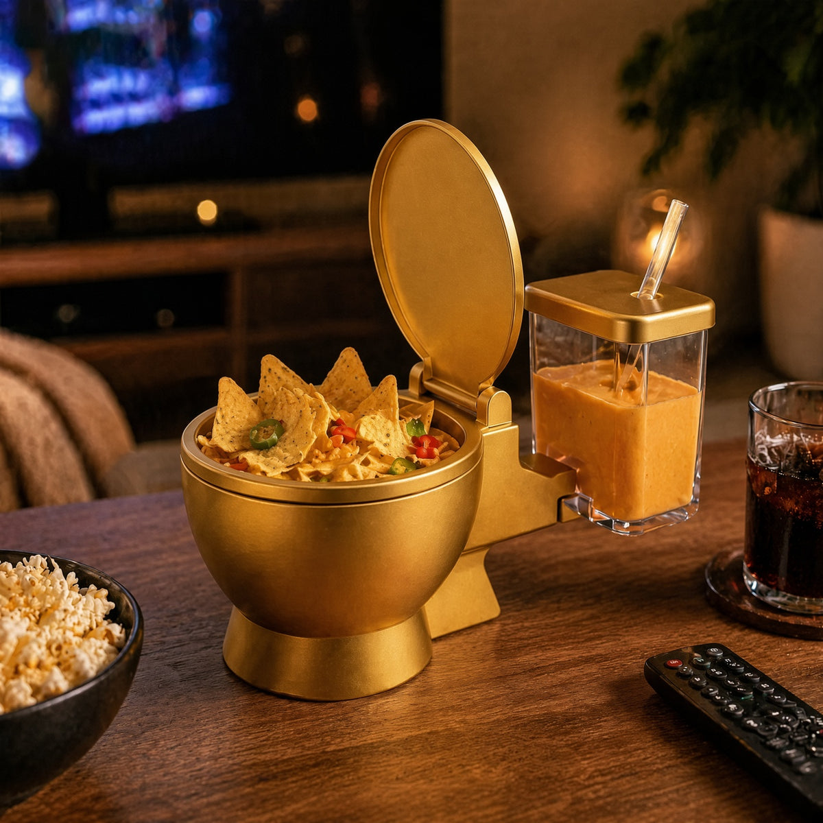 Golden Toilet Noodle Bowl