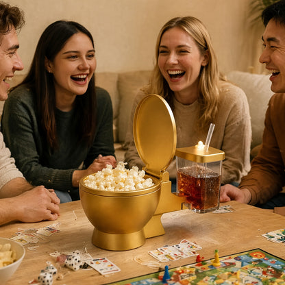 Golden Toilet Noodle Bowl